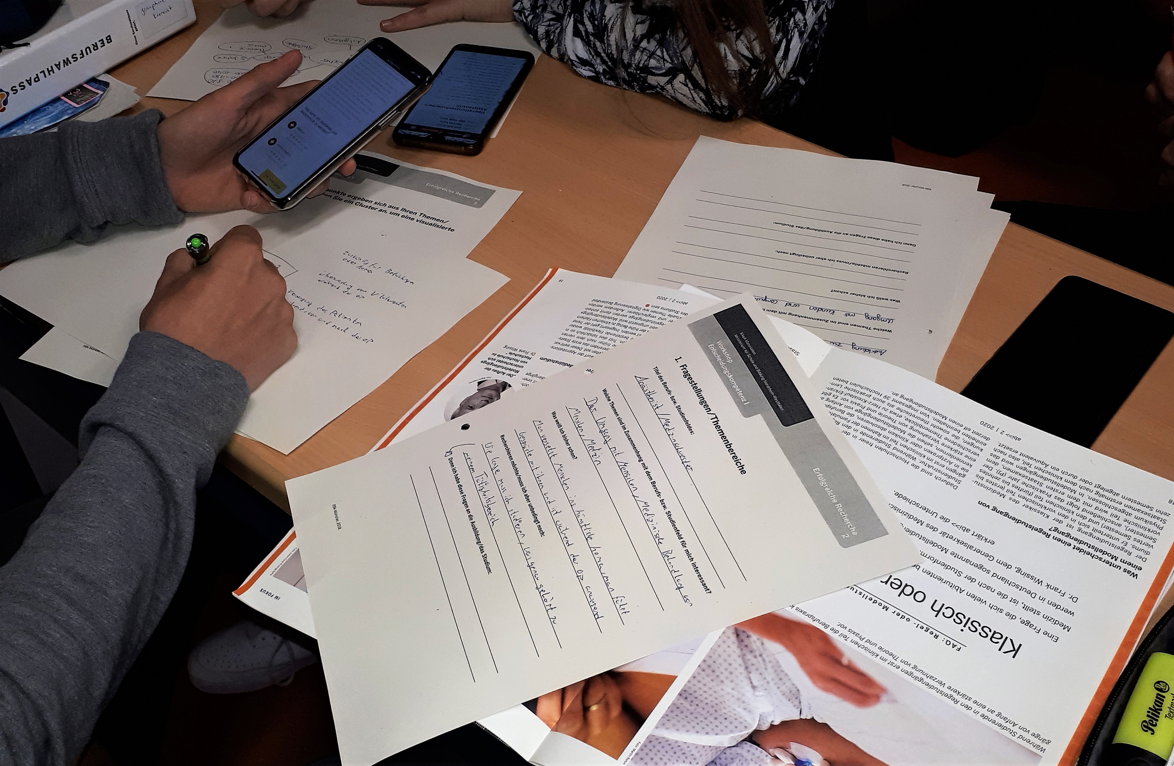Studien- und Berufsorientierung SII in der Projektwoche: Workshops für EF, Q1 und Q2 