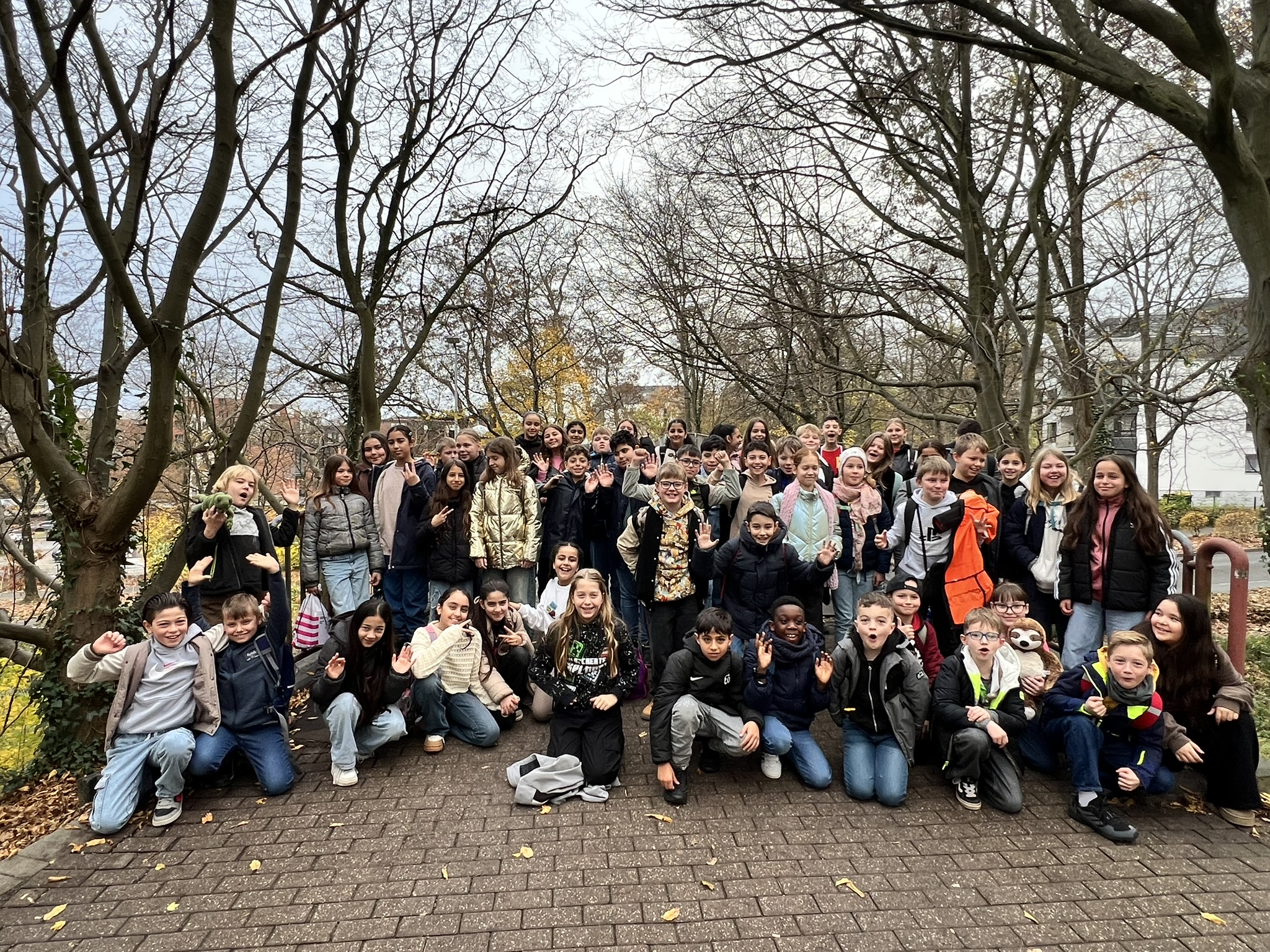 Ausflug der Klassen 5f und 5e ins Stellarium Erkrath