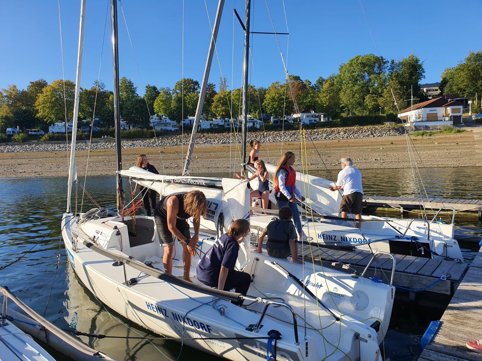 Segelschulung auf der Möhne
